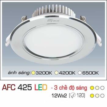 Đèn âm trần downlight Anfaco 3 chế độ AFC 425 12Wx2 3C AFC 425 12Wx2 3C