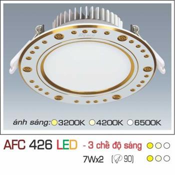 Đèn âm trần downlight Anfaco 3 chế độ AFC 426 7Wx2 3C AFC 426 7Wx2 3C