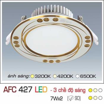 Đèn âm trần downlight Anfaco 3 chế độ AFC 427 7Wx2 3C AFC 427 7Wx2 3C