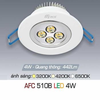 Đèn âm trần downlight Anfaco AFC 510B 4W AFC 510B 4W