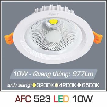 Đèn âm trần downlight Anfaco AFC 523 Led 10W AFC 523 Led 10W