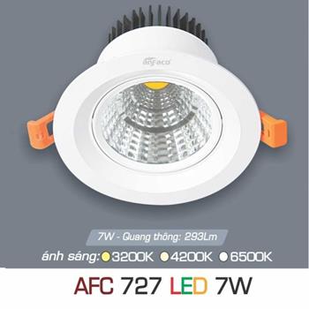 Đèn âm trần downlight Anfaco AFC 727 7W AFC 727 7W