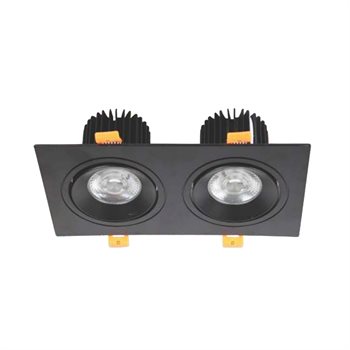 Đèn downlight âm trần đôi Anfaco AFC 767 D/2 12W AFC 767 D/2 12W