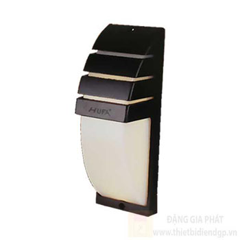 Đèn gắn tường ngoài trời Hufa AK-09 L80*W75*H230 6W AK-09 ĐEN