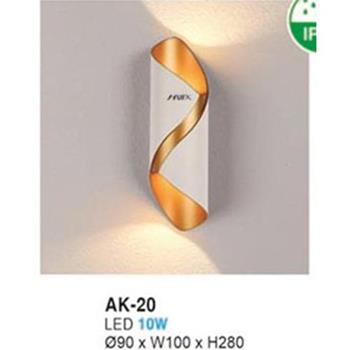 Đèn gắn tường Hufa AK-20 Ø90*W100*H280 10W AK-20