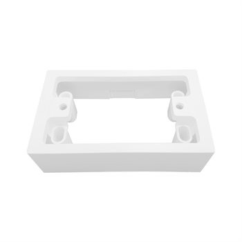 Hộp nhựa nổi dùng cho các mặt, ổ cắm A20 và viền A20-WN AK2237N