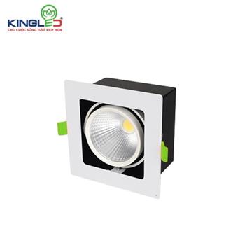 Đèn Led Hộp Âm Trần Rọi KingLed TOPAZ GL-1*10SS-V120 10W GL-1*10SS-V120-V/TT/T