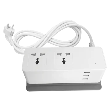 Ổ cắm di động 2 ổ cắm đơn đa năng + 3 ổ cắm sạc USB AM2S-3USB