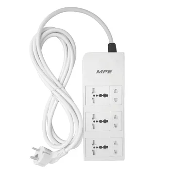 Ổ cắm di động MPE AM6S2 3 lỗ 2 chấu 3 lỗ đa năng dài 3m AM6S2