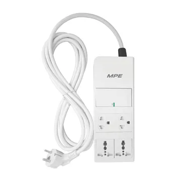 Ổ cắm di động MPE AM6S3 2 lỗ 3 chấu 2 lỗ đa năng kèm công tắc 2 cực dài 3m AM6S3