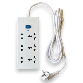 Ổ cắm di động MPE 3 ổ cắm đa năng 3 ổ cắm 2 chấu AM6S AM6S