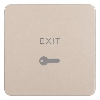 Công tắc Exit, nút bấm lớn màu gold WGDL111EEG