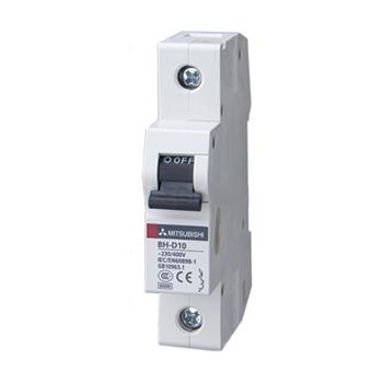 MCB Mitsubishi loại tiêu chuẩn BH-D10 1P 10kA C N BH-D10 1P 0.5A C DC