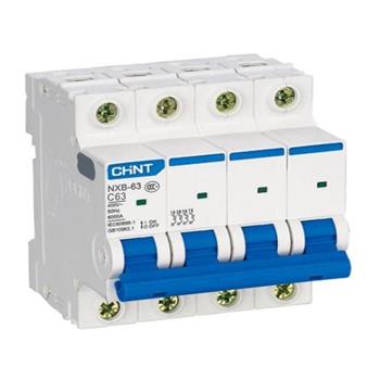 Cầu dao tự động CHINT MCB NXB-63H 4P-10kA NXB-63H