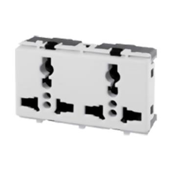 Ổ Cắm Đôi 3 Chấu Đa Năng 10A, 72Mm ARD3U