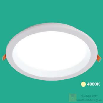 Đèn led downlight hợp kim nhôm cao cấp 18W, ánh sáng vàng AT-128 LED