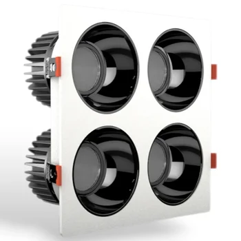 Đèn LED Downlight xoay góc Rạng Đông AT25 208x208/16Wx4.PLUS AT25 208x208/16Wx4.PLUS