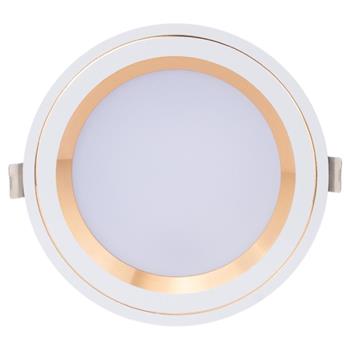 LED Downlight đổi màu tròn viền vàng AT48 ĐM khoét lỗ Ø90 AT48 ĐM