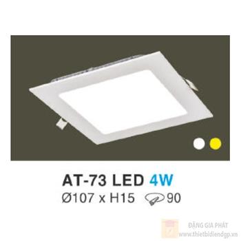 Đèn âm trần siêu mỏng, hợp kim nhôm cao cấp vuông AT-xx LED
