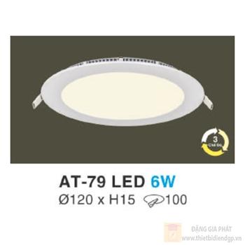 Led Âm Trần Siêu Mỏng Tròn Đổi Màu AT