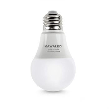 Bóng đèn led bulb KawaLed A45-3W thân nhựa A45-3W-T
