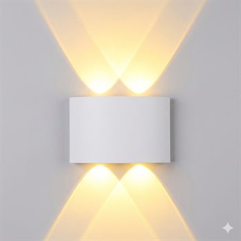ĐÈN LED NGOÀI TRỜI - Stella Series ánh sáng vàng vỏ trắng NBLS015W