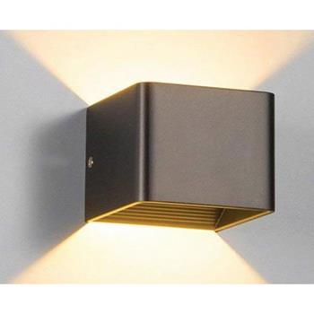 Đèn tường chống nước 8W, ánh sáng vàng 10x10cm B021