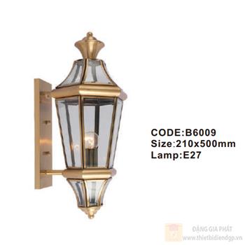 Đèn tường đồng Slister 210*500mm - E27 B6009