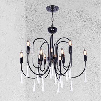 Đèn chùm nến Andora Ø700 x H700 + 500 E14 x 12 CH-8305/6+6