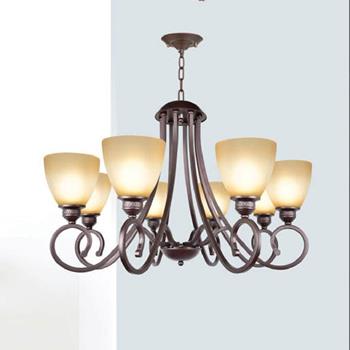 Đèn chùm thủy tinh Andora Ø770 x H550 + 500 E27 x 8 CH-8149/8