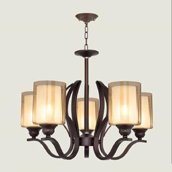 Đèn chùm thủy tinh Andora Ø560 x H445 + 500 E27 x 5 CH-8204/5