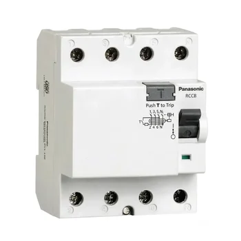 RCCB Panasonic BBDW 4P-30mA BBDW42530V