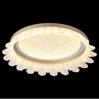 Đèn mâm Led tròn euroto nhôm + Acrylic Ø550*H150 - LED 158W - 3 chế độ màu ML-101