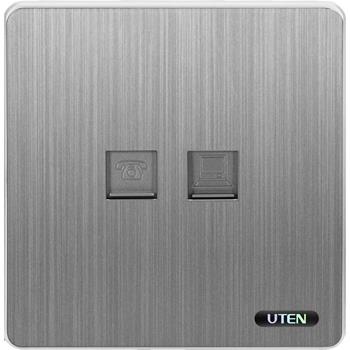 Bộ ổ cắm điện thoại mạng S300 UTEN S300-TELPC