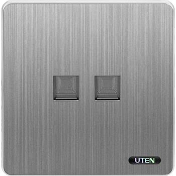 Bộ ổ cắm đôi mạng S300 UTEN S300G-2PC