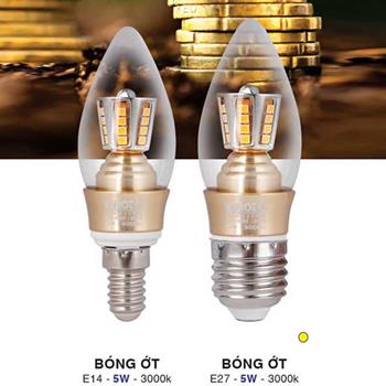 Bóng ớt LED E14 & E27 5W Bóng ớt