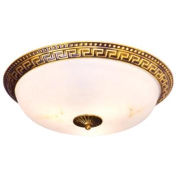 Đèn ốp trần đồng chao thủy tinh Ø480 - 30W*3 - LED 3 CĐ BTD-69