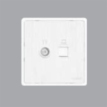 Ổ căm Tivi + điện thoại MPE S7TV/TEL-W S7TV/TEL-W