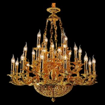 Đèn Chùm Nến Ø1150xH1200 C-2080/28+1