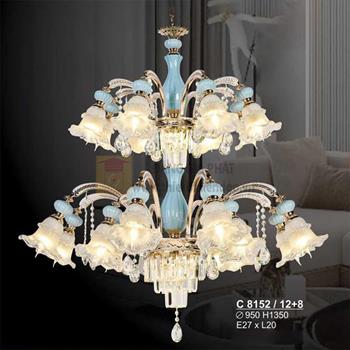 Đèn chùm trang trí Sano - E27*L20 - Ø950*H1350 C 8152/12+8