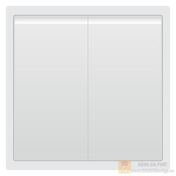 Bộ công tắc 2 nút nhấn 1 chiều Duhal cổ điển S1 series CxA221