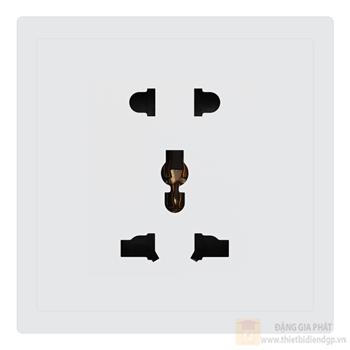 Bộ ổ cắm đa năng + ổ cắm 2 chấu Duhal cổ điển S1 series CxB223
