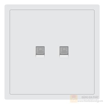 Bộ ổ cắm mạng đôi cổ điển S1 series Duhal CxB729
