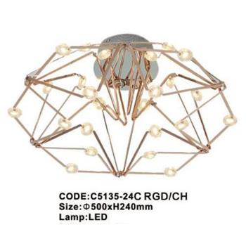 Đèn thả thiết kế LED - Ø500*240 mm C5135-24C RGD/CH