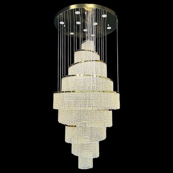 Đèn thả Pha Lê 355 Decor Ø200+400+600+800+1000+800+600+400+200*H3000-LED 3 CĐ-240W TPL21