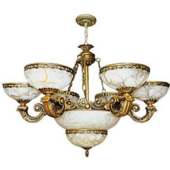Đèn Chùm Chao Cổ Điển Ø750xH800 C-7788/6