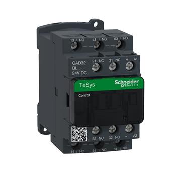 TeSys Deca control relay - 3 NO + 2 NC - <= 690 V - 24 V DC low consumption coil CAD32BL