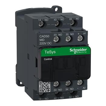 TeSys Deca control relay - 5 NO - <= 690 V - 220 V DC standard coil CAD50MD