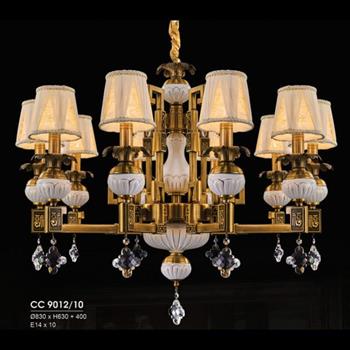 Đèn chùm nến Ø830*H630+400, E14*10 CC 9012/10