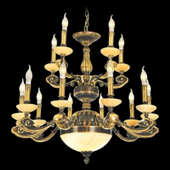 Đèn Chùm Đồng Nến Ø880 x H900 CD-763/10+5